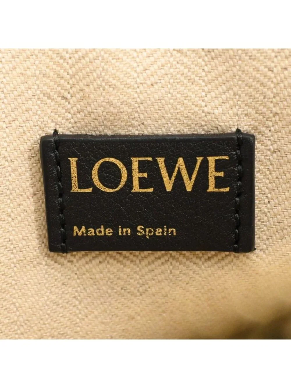 Loewe Pouch Blanc Black